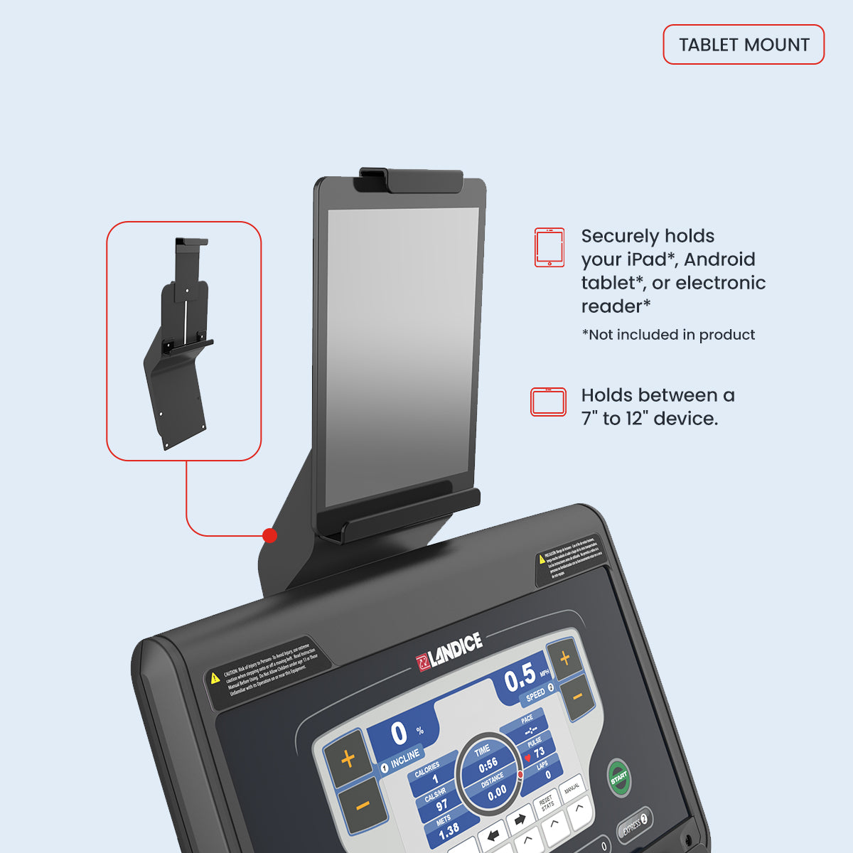 R9 Recumbent Bike - Landice Achieve