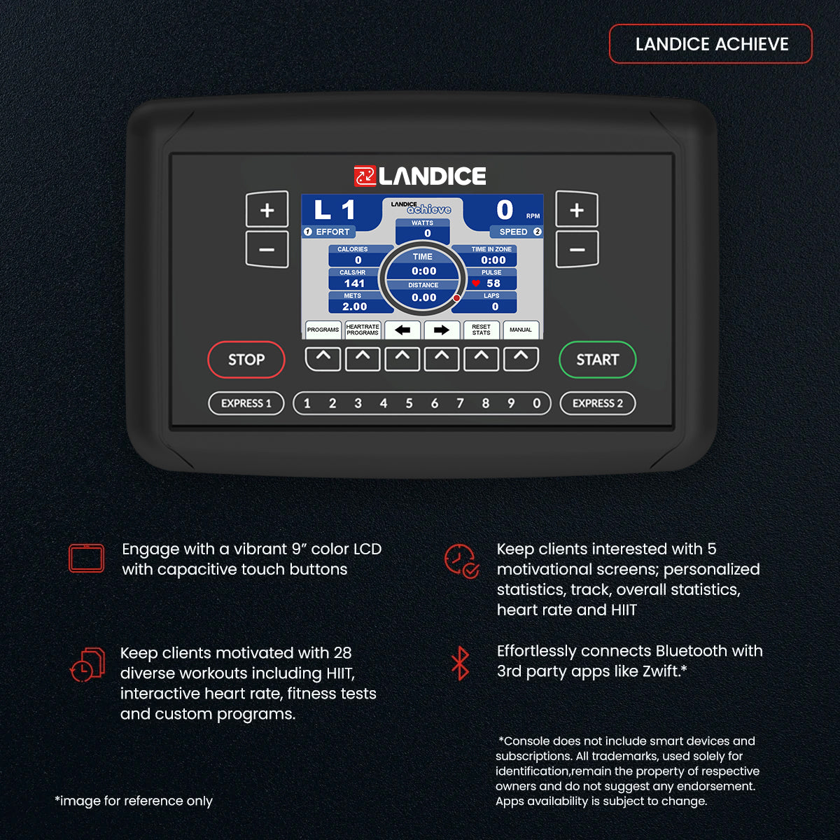 E9 Rehab Elliptical - Landice Achieve